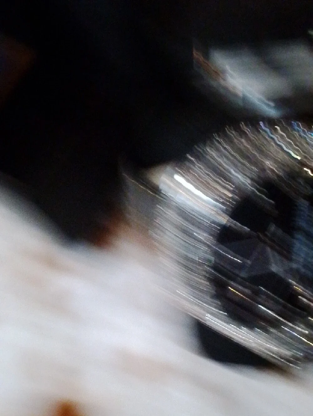 Steve Madden Black and Silver Crystal-Accent Women's Watch